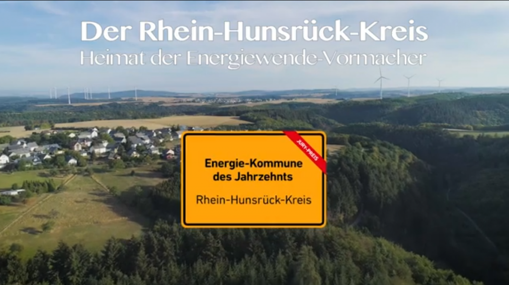 Auszeichnung: Energiekommune des Jahrzehnts