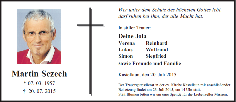 Martin – Erinnerungsbild