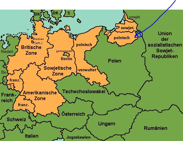 Das Deutsche Reich 1945 unter den Militärregierungen