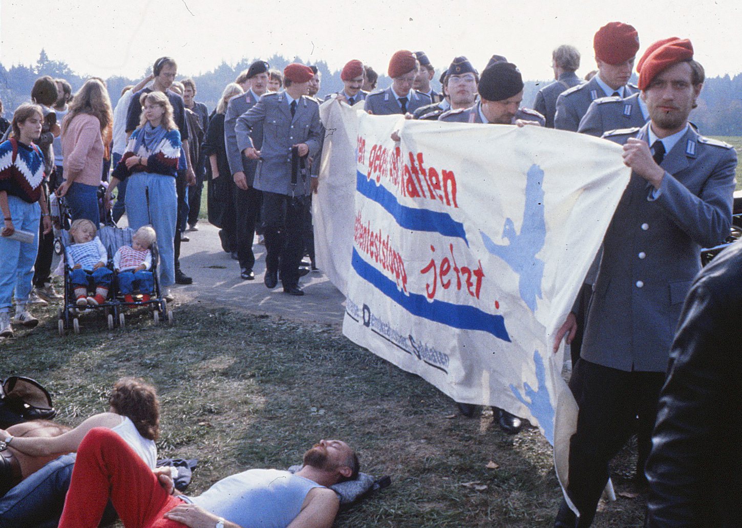 Großdemonstration im Hunsrück, Oktober 1986