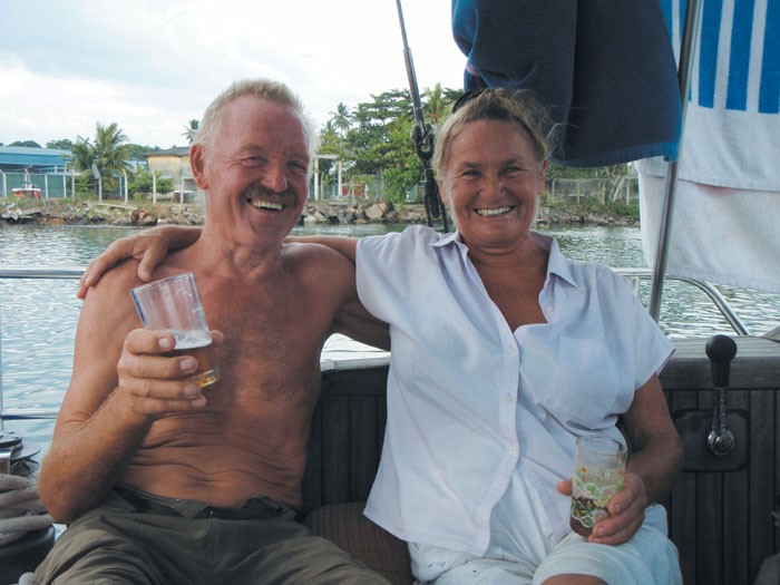 Heinz und Olga an Bord