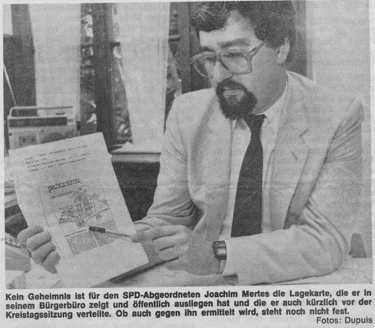 Hunsrücker Zeitung 6. Juli 1985, Foto Werner Dupuis